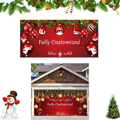 Christmas Garage Door Banner Decorations