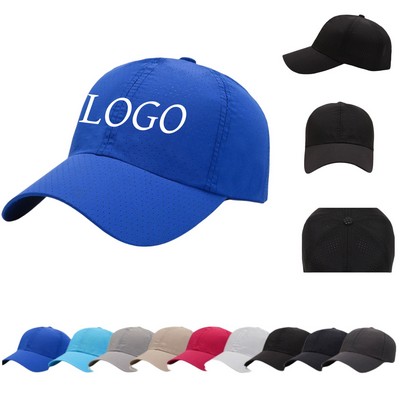 Solid-Color Quick-Drying Baseball Cap