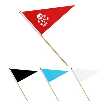 Mini Wave Hand-Held Pennant Flag