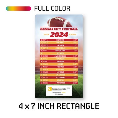 4.00" x 7.00" Schedule & Calendar Magnet