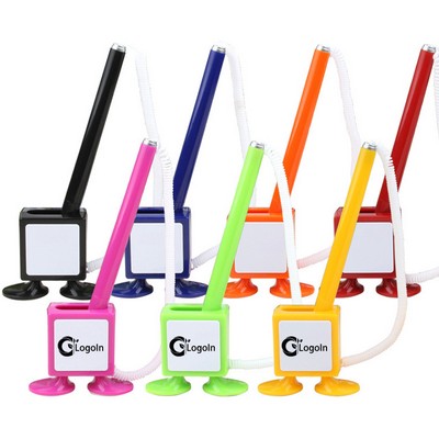 Colorful Desktop Signature Ballpoint Pen with Spring Rope