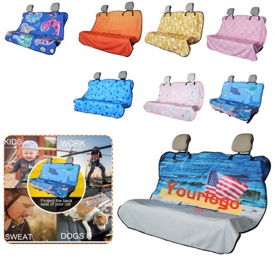 Large Scale Logo Printing Back Seat Cover