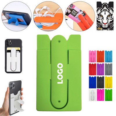 Silicone Phone Card Holder