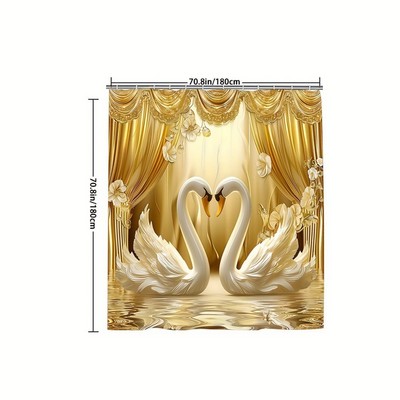 Full Color Shower Curtain