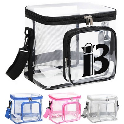 11L PVC Transparent Storage Bag w/ Pockets