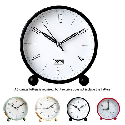 Kids Night Light Silent Alarm Clock