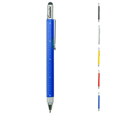 Multitool Pen with 4 Ruler and Screwdriver