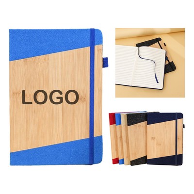 Creative Bamboo Cover Notebook