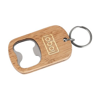 Mini Bamboo Bottle Opener