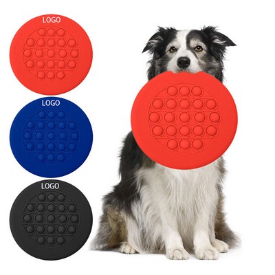Bubble Silicone Frisbee Outdoor Pet Toy