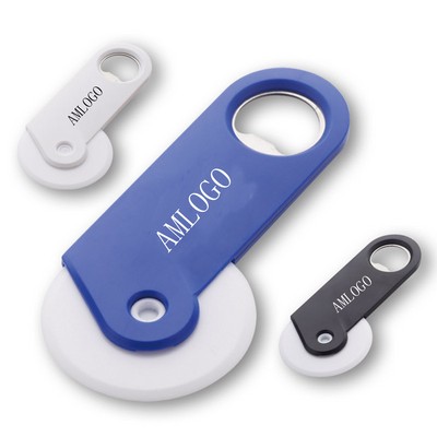 Pizza Wheel Cutter with Built-In Bottle Opener