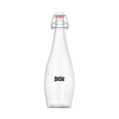25oz Sealed Glass Bottle with a Buckle