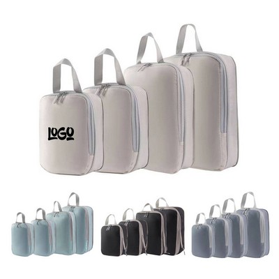 4 Pcs Compressible Travel Storage Bag Set