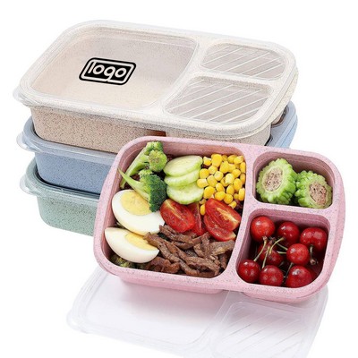 Wheat Straw Compartment lunch Box