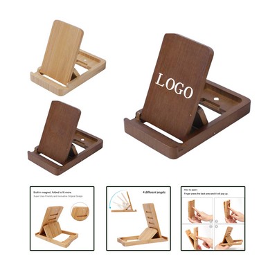 Eco Bamboo Mobile Stand Holder