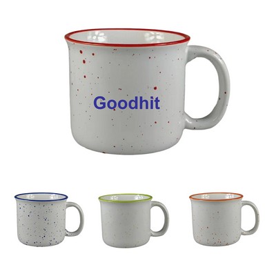 15oz Ceramic Campfire Mug for Coffee Tea Hot Chocolate