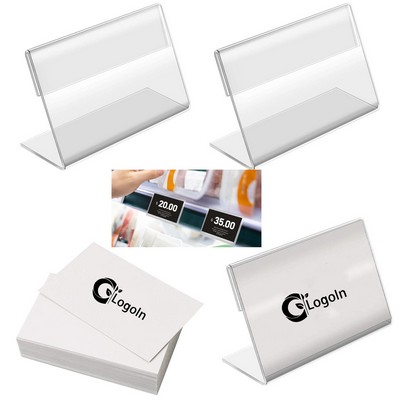 Acrylic Price Sign Display Holder
