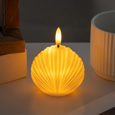 Creative Shell Shape LED Flameless Candle Light Home Decor