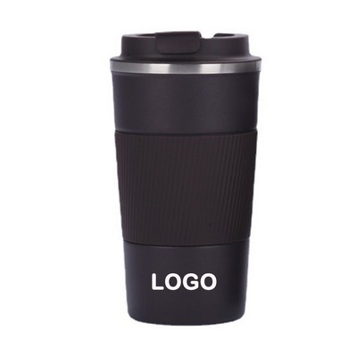 Stainless Steel Insulated Coffee Cup With Cover-12oz.