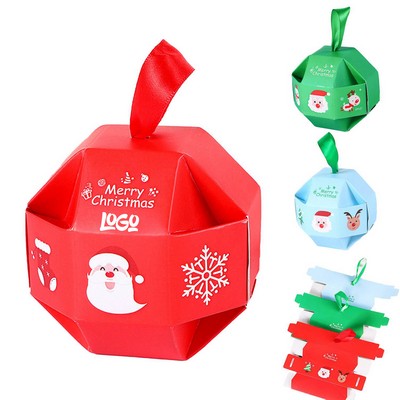 Christmas Foldable and Decorative Printed Holiday Cookie Box