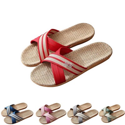 Easy and Comfortable Home Linen Slippers