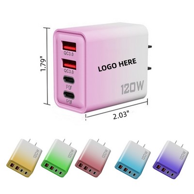 120W Fast Multi functional Charger Block