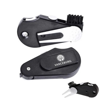 5-IN-1 Golf Club Brush with Multi-Tool Kit