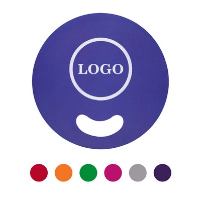 Round Custom PP Hand Fan - Personalized Portable Advertising Promotional Giveaway