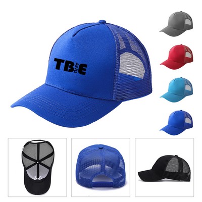 Half Mesh Trucker Cap