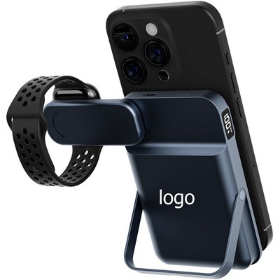 3" 1 for Magsafe Portable Charger 20000 mAh,15W Wireless Magnetic Power Bank with Phone Stand