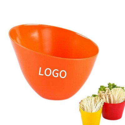 Restaurant Melamine Slanted Serving Bowl