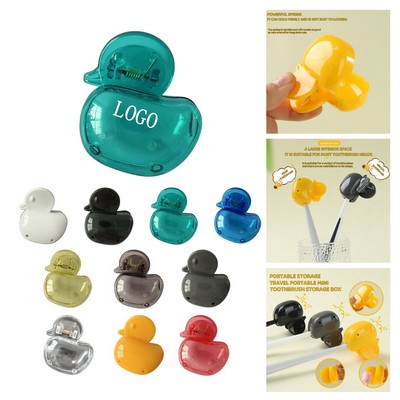 Compact Duck Toothbrush Organizer Box