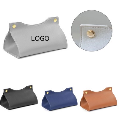 PU Leather Tissue Storage Box