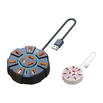 USB Hub 10 Ports With Long Cable