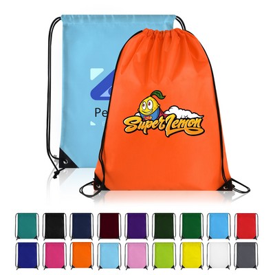 Large Sport Drawstring Backpack - 20" x 17"