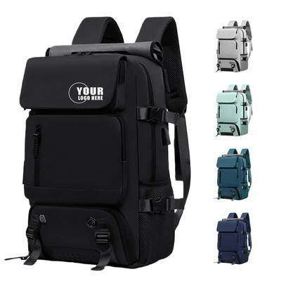 Expandable Laptop Backpack PU Coated