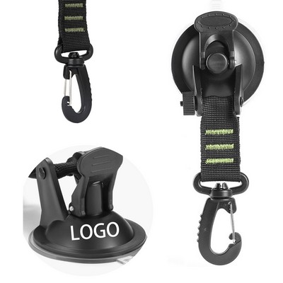 Portable Suction Cup Carabiner Hooks