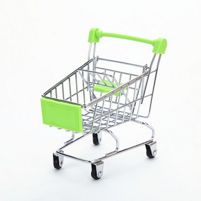 Mini Shopping Cart Desk Toy