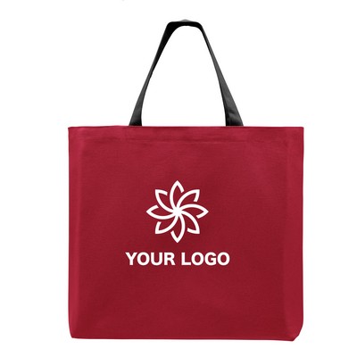 USA Made T Bottom Natural Canvas Tote