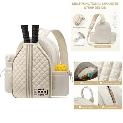 Cross-Body Tennis Racket Bag Pickleball Badminton Bags Practical Backpack
