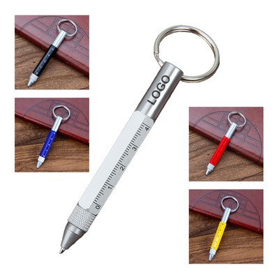 6-in-1 Multi Tool Keychain Pen