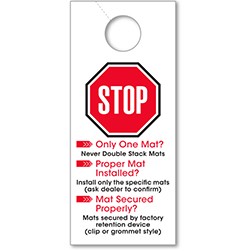 White Custom Service Hang Tag