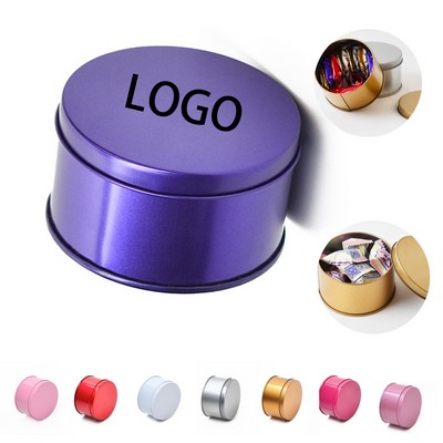 Round Metal Tin