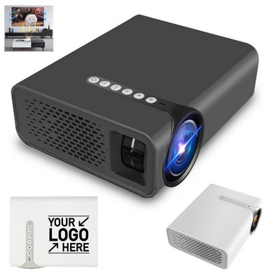 Portable Wireless Video Projector with Keystone Correction