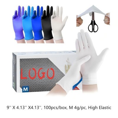 9" Latex Free Disposable Nitrile Gloves