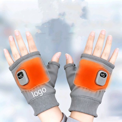 Portable Heating Gloves with Digital Display