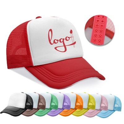 Lightweight 5-Panel Mesh Hat Sponge Front Baseball Cap