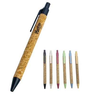 Eco-Friendly friendly cork ballpoint pen