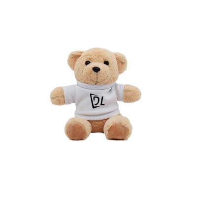 8.5" Plush Bear With T-Shirt