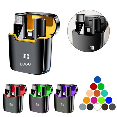 Compact Hands-Free Mic With Charging Case